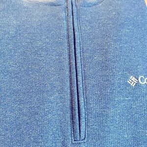 Men’s Columbia Great Heart Mountain III half zip, small